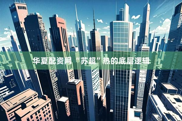 华夏配资网 “苏超”热的底层逻辑