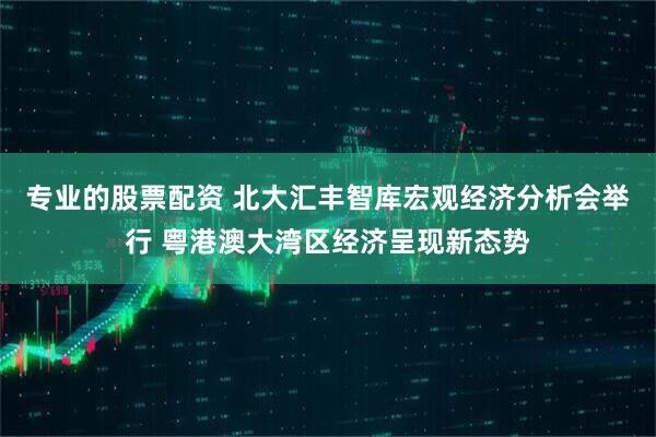 专业的股票配资 北大汇丰智库宏观经济分析会举行 粤港澳大湾区经济呈现新态势