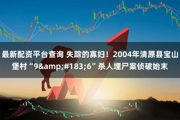 最新配资平台查询 失踪的寡妇！2004年清原县宝山堡村“9&#183;6”杀人埋尸案侦破始末