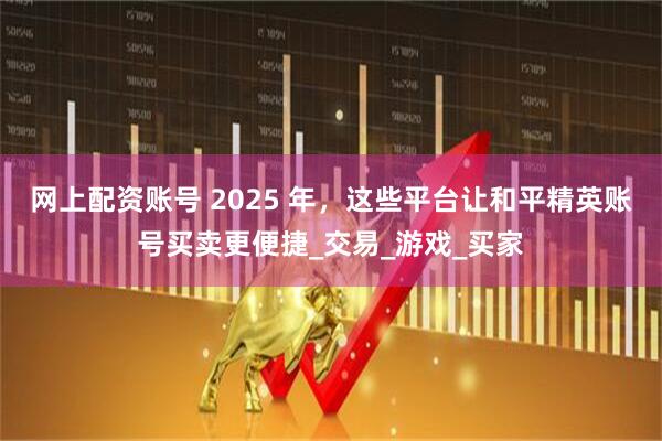 网上配资账号 2025 年，这些平台让和平精英账号买卖更便捷_交易_游戏_买家